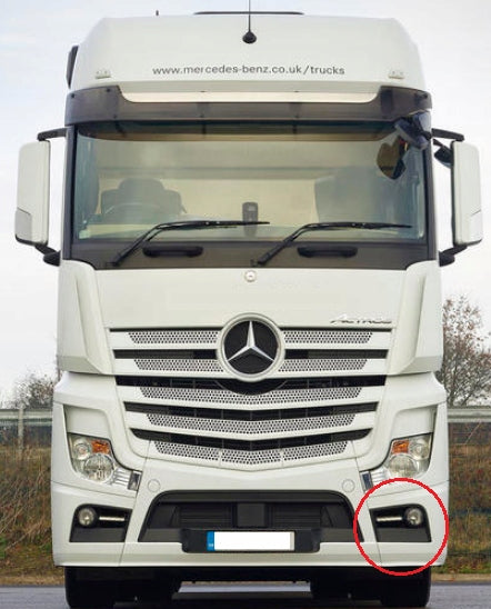 Fog Light Cover LHS  (daytime running) to suit Mercedes Actros MP4